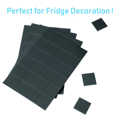 Square Magnets with Adhesive Backing
